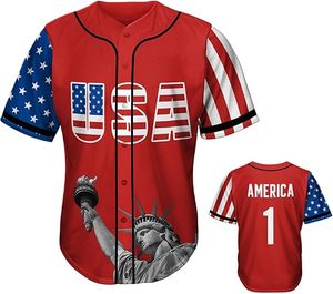 Maillot de baseball personnalisé avec nom et numéro, tenue d'équipe, OEM ODM, vente en gros, respirant et ajusté - Product Image 1