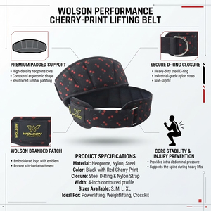 Ceinture de musculation réglable en EVA de haute qualité, respirante, écologique et légère, avec fermeture auto-agrippante pour l'entraînement en salle de sport - Product Image 3