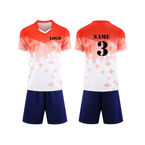 New Arrival Lightweight Soccer Jersey Suit Set Custom Comfortable And Breathable Soccer Uniforms For Sports Use - Product Image 2