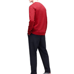 ชุดสเวตเตอร์ของผู้ชายชุดสเวตเตอร์สำหรับฤดูหนาวแบบสตรีทไซส์ใหญ่พิเศษระบายอากาศได้ดีมีลายพื้นปรับแต่งโลโก้ได้ตามต้องการ - Product Image 2