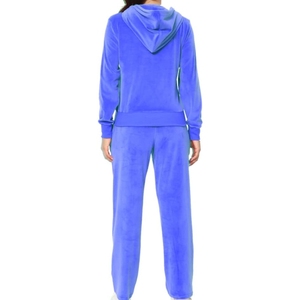 ชุดวอร์มลำลองมีฮู้ดสำหรับผู้หญิงเสื้อกันลมผ้าฝ้ายพิมพ์ลายทรงสลิมฟิตพรีเมี่ยม - Product Image 2