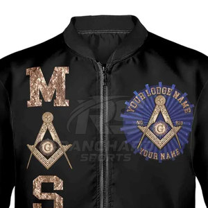 Chaqueta Masónica Transpirable con Diseño Bordado Personalizado, Abrigo Masónico para Hombre, Chaqueta de la Hermandad Masónica - Product Image 4