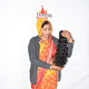 เครื่องต่อผมมนุษย์สองชั้นทำสีธรรมชาติ100% ทอหนังกำพร้าแบบคลื่นลึกเรมี่เวียดนาม - Product Image 2