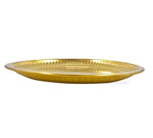 Plateau de service en laiton à haute demande avec surface plane et aspect fantaisie utilisé pour la cuisine et la décoration au prix de gros - Product Image 4