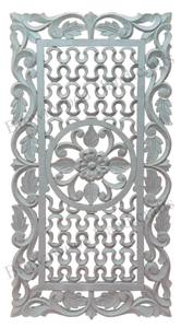 Panel de decoración de pared de madera MDF de color lámina de oro Panel de pared Rectangular decorativo de arte de pared tallado de madera antigua a precio mayorista - Product Image 3