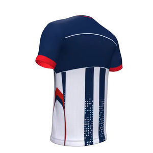 เสื้อเจอร์ซีย์ฟุตบอลสำหรับทุกเพศเสื้อฟุตบอลผ้าโพลีเอสเตอร์ระบายอากาศรุ่นใหม่ - Product Image 5