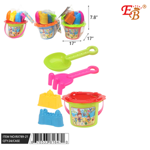 6 pz spiaggia spiaggia Set estate giocattoli all'aperto per ragazzi e ragazze sacchetto di plastica a rete imballato 24/2/12 pz/CS - Product Image 1
