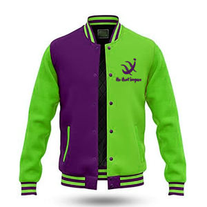 Personalizado de los hombres Varsity chaqueta de cuero de la calle desgaste Logo parches cremallera liso teñido primavera béisbol camioneros Letterman Base Ball - Product Image 2