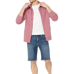 100% algodón térmico en blanco grueso polar peso pesado sudaderas con capucha para hombre diseño personalizado cremallera estampado patrón invierno tamaño 6XL completo con capucha - Product Image 4