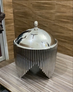 Buffet en métal en acier inoxydable de luxe le plus vendu nouveauté design moderne chauffe-plat pour le ramadan - Product Image 6