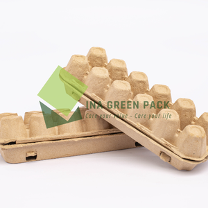 ถาดใส่ไข่30เซลล์สำหรับการขึ้นรูปเยื่อกระดาษผลิตภัณฑ์ถาดใส่ไข่ในบรรจุภัณฑ์แบบกำหนดเอง - Product Image 1