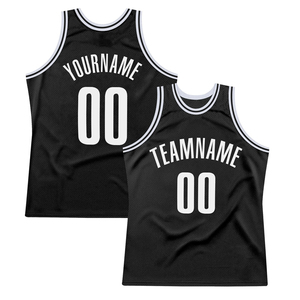 Maillot de basket-ball en maille noire personnalisé avec nom et numéro, vêtements d'équipe pour adultes, unisexe, respirant, en polyester, veste de sport - Product Image 1