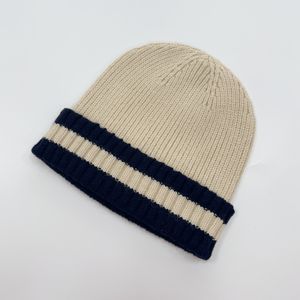 Bonnet d'Hiver Unisexe en Tricot Jacquard avec Motif de Flocon de Neige pour Enfants et Adultes-Bas quantité minimale de commande - Product Image 4