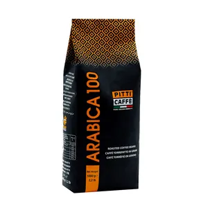 Hochwertiger italienischer Kaffee-100% Arabica - 1 kg Beutel Geröstete Bohnen-BIO Kaffee mischung-Hergestellt in Italien-Proben erhältlich