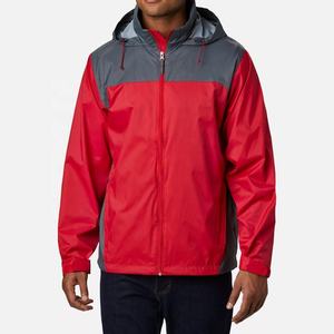 Wholesale Windbreaker Men <b>Jackets</b> Men <b>Lightweight</b> 100% Polyester Full Zipper <b>Waterproof</b> Outdoor <b>Jackets</b> For Hiking - Product Image 1