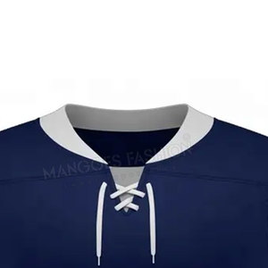 2025 Mejor Calidad OEM Personalizado Sublimación Completa Doble Cara para Hombre Equipo Reversible 100% Poliéster Transpirable para Hockey sobre Hielo - Product Image 4