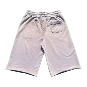 Washed <b>Shorts</b> French Terry <b>Patch</b> Breathable 100% Cotton Streetwear Vintage Sun Faded Acid Wash <b>Shorts</b> for <b>Men</b> 2026 - Product Image 6