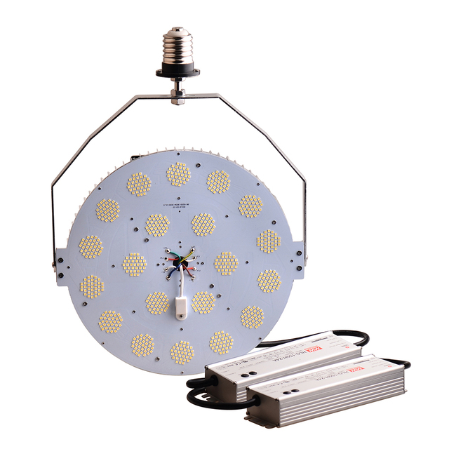 US Stock 80W-100W-120W-150W LED Retrofit Kits Light 100-277VAC E26 & E39 Socket Adjust Color 4 in 1 Lamp