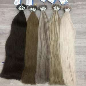 Article phare 2026 : Extensions de cheveux humains lisses I-Tip Remy, 100% cheveux vierges vietnamiens, meilleure qualité, 100g - Product Image 5