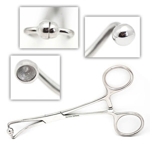 Pinces à serviettes en papier à articulation sphérique de haute qualité, outil chirurgical durable, pinces à serviettes en papier à articulation sphérique pour cliniques médicales - Product Image 1