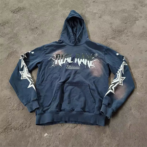 Conjunto de Sudadera y Pantalones Deportivos Unisex Personalizados con Lavado Ácido, Ropa Deportiva Urbana para Hombre, Servicio OEM - Product Image 3