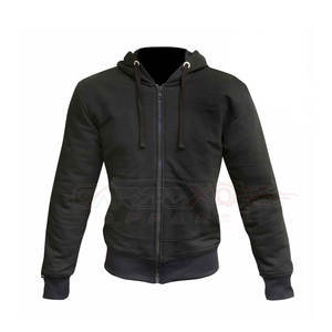 Sudadera con capucha para montar en motocicleta aprobada por la CE, modelo de sudadera Lisa para mantener el calor, con logotipo personalizable de talla grande en la espalda - Product Image 1