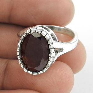 Fine Jewelry Manufacturer Natural Red Garnet Gemstone 925 Sterling Silver <b>Rings</b> Luxury Hand <b>Crafted</b> Dainty Design Unisex <b>Rings</b> - Product Image 1