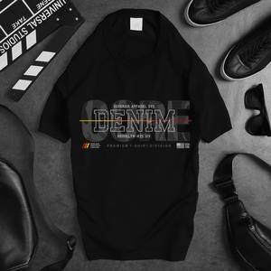 Camisetas negras para hombres Tela tejida Precio asequible Impreso Patten Estilo casual Camiseta Material de algodón Vietnam - Product Image 2