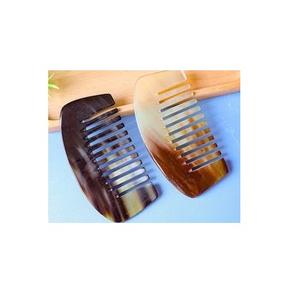 Peigne en corne de buffle naturel solide de haute qualité outil de coiffure artisanal écologique de l'Inde - Product Image 4