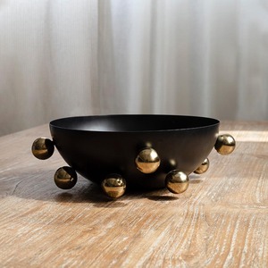 Lot de 3 bols décoratifs bas orchidées finition argentée pièces élégantes parfaites pour la table de bureau à domicile ou la fête d'Inde - Product Image 1
