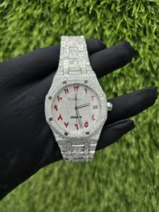 Reloj de Lujo Totalmente Automático con Diamantes de Moissanita VVV, Mecanismo Visible con Estilo - Product Image 3