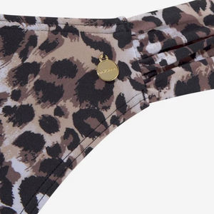 Nouveauté : Ensemble de bikini sexy pour femmes, push-up, logo personnalisé sur le devant, imprimé léopard, couleurs unies, bas de string, vente en gros, best-seller - Product Image 4