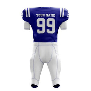 Último Diseño de Uniformes de Fútbol Americano, Nuevo Estilo Transpirable de Manga Corta para Adultos, Alta Calidad, 100% Poliéster, Precio al por Mayor - Product Image 2