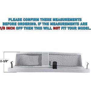 ฝาครอบกรองผ้าสำหรับเครื่องอบผ้า Whirlpool รุ่น W10828351 วัสดุพลาสติกสำหรับเครื่องซักผ้า ใช้งานได้ตลอดอายุการใช้งาน - Product Image 3