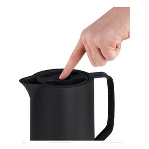 Carafe thermique en verre noir EMSA Quick Press MOTIVA (1L) – Catégorie de produits : Presse à café - Product Image 2