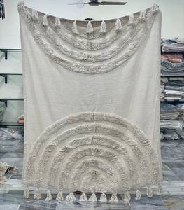 Multi-Color 100% Organic Cotton Handmade Eco-Friendly <b>Vintage</b> Solid Quilted Throw Coverlet Light Weight Winter Wedding Blanket - Product Image 6
