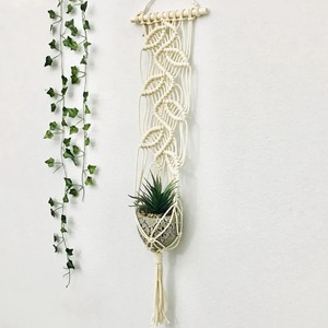 Offre Spéciale 4-Pack Macramé Plante Cintre Intérieur Extérieur Suspendus Jardinières Décoratives Maison Accessoires Élégant Boho Plante Titulaires - Product Image 4
