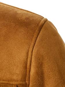 แจ็คเก็ตหนังเรียบง่ายลำลองคุณภาพพรีเมียมกันน้ำ ดีไซน์โลโก้ตามสั่ง สำหรับฤดูหนาว บริการ OEM - Product Image 6