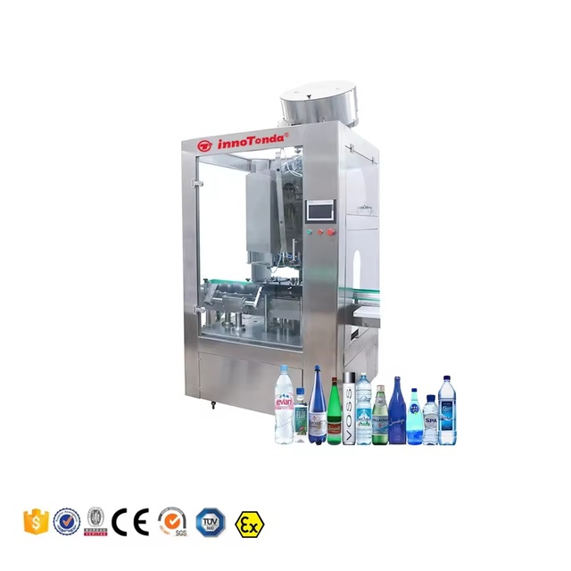 Fully Auto Pet Bottles Fruit Juice Bottle Plastic Cap Sealing Machine Cover Capper Lid Sealing Machine