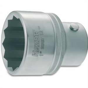 Hazet 1'' Short <b>12</b>-<b>Point</b> Metric Square <b>Socket</b> - Product Image 2