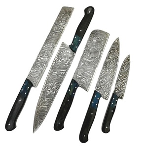 05ชิ้นมือที่ไม่ซ้ำกันทำดามัสกัสครัวเชฟชุดมีด (Smk1914) - Product Image 2