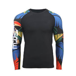 Haute qualité hommes à manches longues demi-fermeture éclair Rash Guard Performance Sunpoof tissu Protection optimale avec un design élégant - Product Image 6