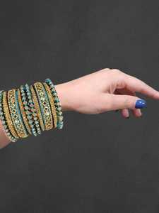 Nouveauté : Parures de bracelets indiens artisanaux professionnels pour mariages et occasions spéciales – Bracelets décontractés pour fêtes et tenues quotidiennes - Product Image 4