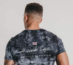 Camiseta Deportiva Premium de Manga Corta para Hombre, Cuello Redondo, Tinte Liso, Verano, Servicio OEM de Hawk Eye Sports - Product Image 5