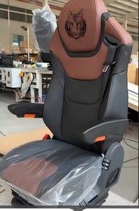 مقعد سائق شاحنة هوائي بتعليق هوائي قابل للتعديل من الجلد بخصم رائع، مزود من مصنع صيني - Product Image 3