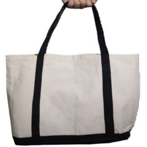 Sac fourre-tout en toile de coton 100% personnalisé avec logo, fermeture éclair, impression de logo personnalisée, écologique, réutilisable, sac de voyage, sac de shopping pour - Product Image 1