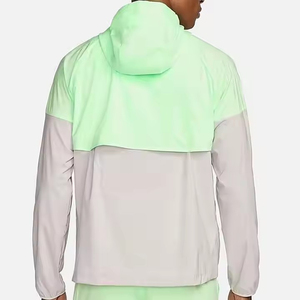 100% poliéster chaqueta al aire libre senderismo impermeable hombres chaqueta de lluvia hombres cortavientos personalizado ligero impermeable chaqueta de lluvia con capucha - Product Image 6