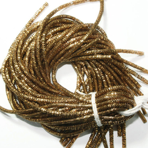 Poids léger Bullion Wire Thread Quantité Bullion Wire Thread meilleure qualité Dark gold bullion wire prix de vente complet #001765 - Product Image 4