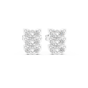 Dulce romántico hermoso regalo de joyería 925 pendientes de moissanita de plata esterlina - Product Image 4