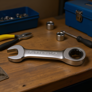 Chiavi Combinate a Cricchetto Cromate con Estremità Aperta e ad Anello - Product Image 3